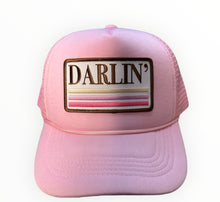 Load image into Gallery viewer, PINK DARLIN&#39; TRUCKER HAT
