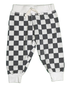 CHECKERED JOGGER SWEAT PANT