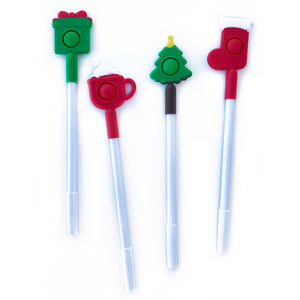 CHRISTMAS PEN TOPPER FIDGETS