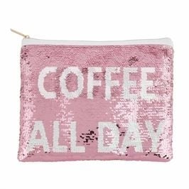 ÇOFFEE ALL DAY SEQUIN BAG