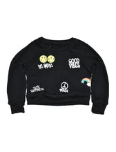 Load image into Gallery viewer, Good Vibes Scattered Icon Sweatshirt
