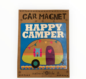 HAPPY CAMPER CAR MAGNET