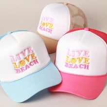 Load image into Gallery viewer, LIVE LOVE BEACH TRUCKER
