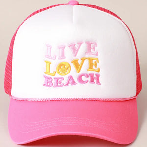 LIVE LOVE BEACH TRUCKER