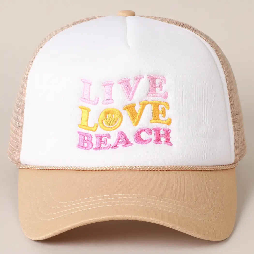 LIVE LOVE BEACH TRUCKER