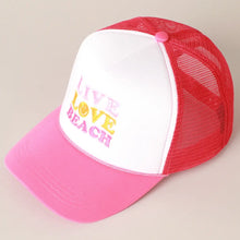 Load image into Gallery viewer, LIVE LOVE BEACH TRUCKER
