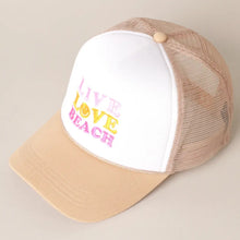 Load image into Gallery viewer, LIVE LOVE BEACH TRUCKER
