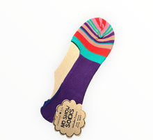 Load image into Gallery viewer, BOHO NO SHOW SOCKS WITH STRIPES
