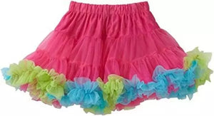 TUTU - MULTI COLOR PINK BLUE AND GREEN