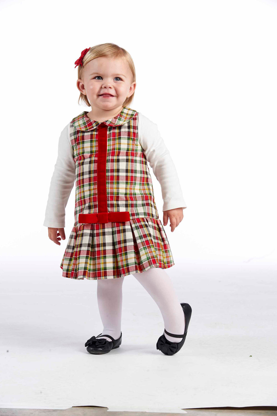 PLAID TARTAN HOLIDAY DRESS