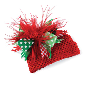 CHRISTMAS HAT WITH BOWS