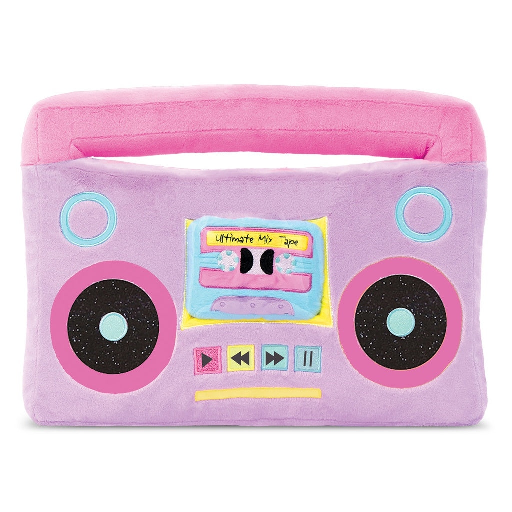 JUMBO PLUSH CASSETTE AND BOOMBOX PILLOW