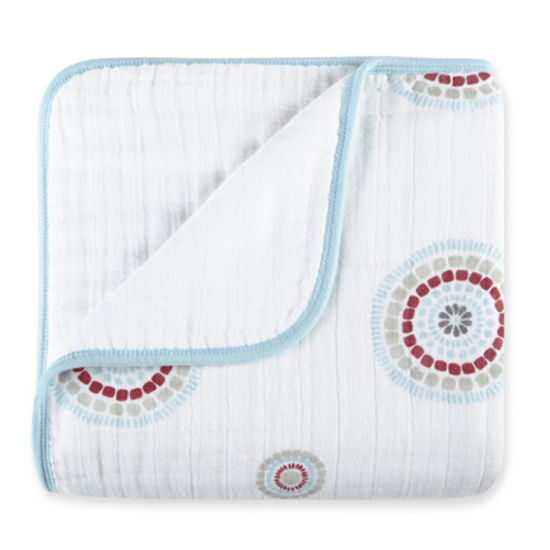 LIAM THE BRAVE BLANKET - MEDALLIONS + WHITE