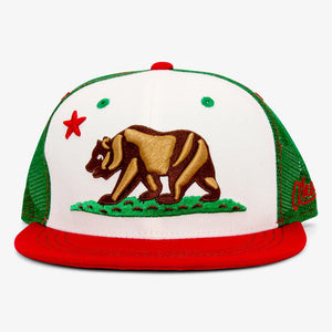 CALIFORNIA BEAR TRUCKER HAT