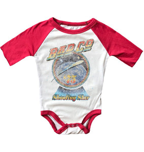 BAD COMPANY SHORT SLEEVE RAGLAN ONESIE