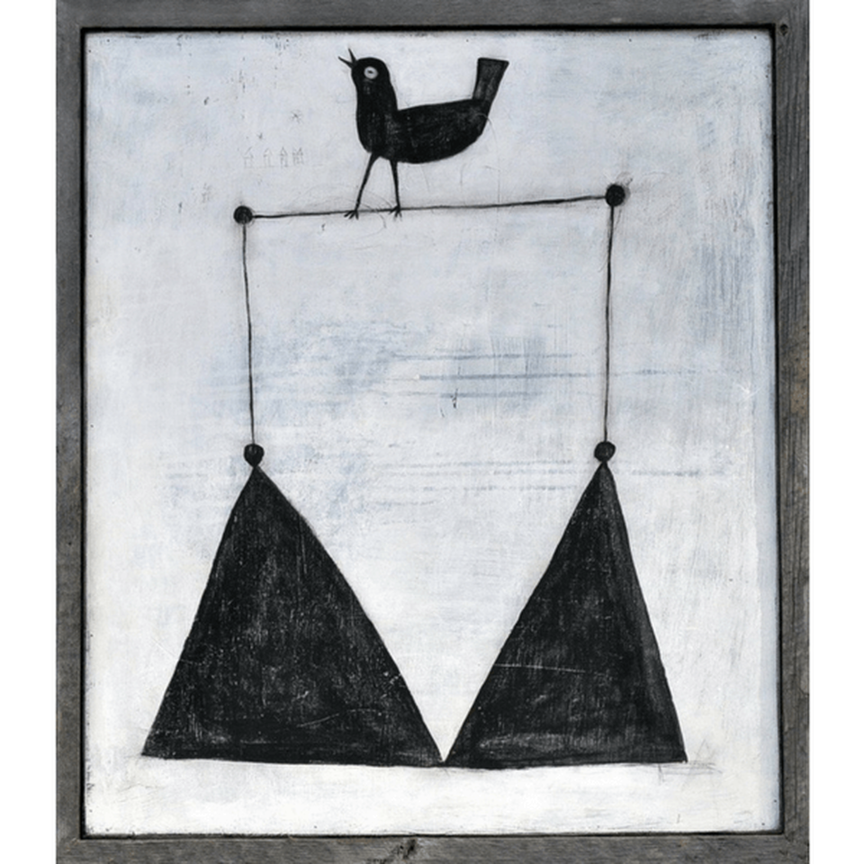 BIRD ON A WIRE (One in stock for immediate ship or pick up)