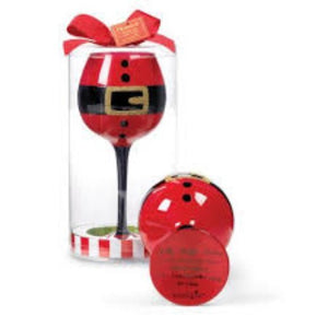 SANTA BELT WINE GLASS