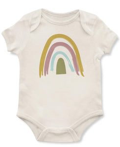 NEUTRAL EARTHTONE RAINBOW ONESIE