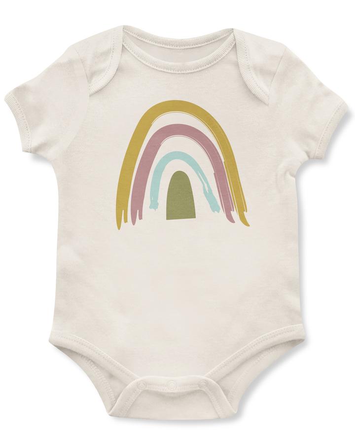 NEUTRAL EARTHTONE RAINBOW ONESIE