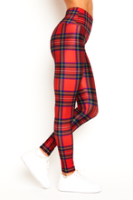 Load image into Gallery viewer, PLAID LEGGINGS
