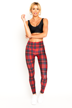 Load image into Gallery viewer, PLAID LEGGINGS
