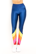 Load image into Gallery viewer, Navy Retro Sport Legging
