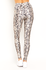 NUDE SNAKE SKIN LEGGINGS