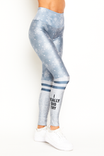 Load image into Gallery viewer, Santa I Tried Grey Leggings
