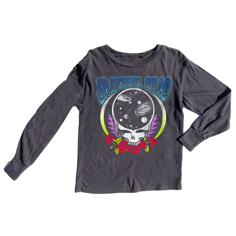 GRATEFUL DEAD CHARCOAL LONG SLEEVE TEE