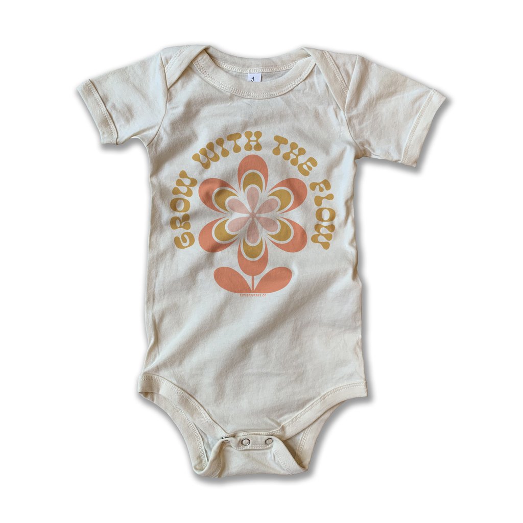 GROW WITH THE FLOW ONESIE