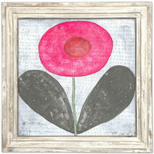 Load image into Gallery viewer, HAPPY FLOWER ARTWORK (One 36x36 reclaimed wood available for immediate ship or pickup)
