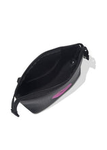 Load image into Gallery viewer, ERIN BLACK COSMETIC/TRAVEL BAG WITH HOT PINK LIPS
