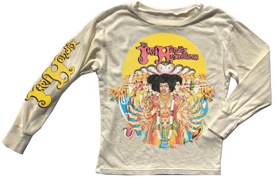 JIMI HENDRIX LONG SLEEVE VINTAGE TEE