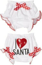 Load image into Gallery viewer, I LOVE SANTA BLOOMERS
