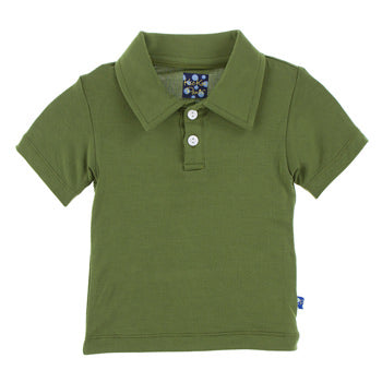 Short Sleeve Moss Polo Shirt