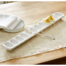 Load image into Gallery viewer, DEVILED EGG TRAY SET with &quot;FEELING DEVILISH FORK&quot;
