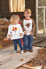 Load image into Gallery viewer, Football Turkey Applique Toddler T Shirt
