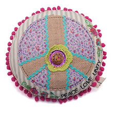 Load image into Gallery viewer, PEACE LOVE UNITY BOHO PILLOW
