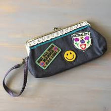 Load image into Gallery viewer, NOT ALL WHO WANDER ARE LOST WRISTLET/CLUTCH
