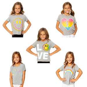 OMBRE SMILEY FACE LOVE SHIRT