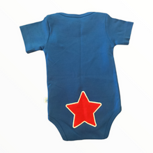 Load image into Gallery viewer, ONESIE WITH DISTRESSED PATRIOTIC GUITAR
