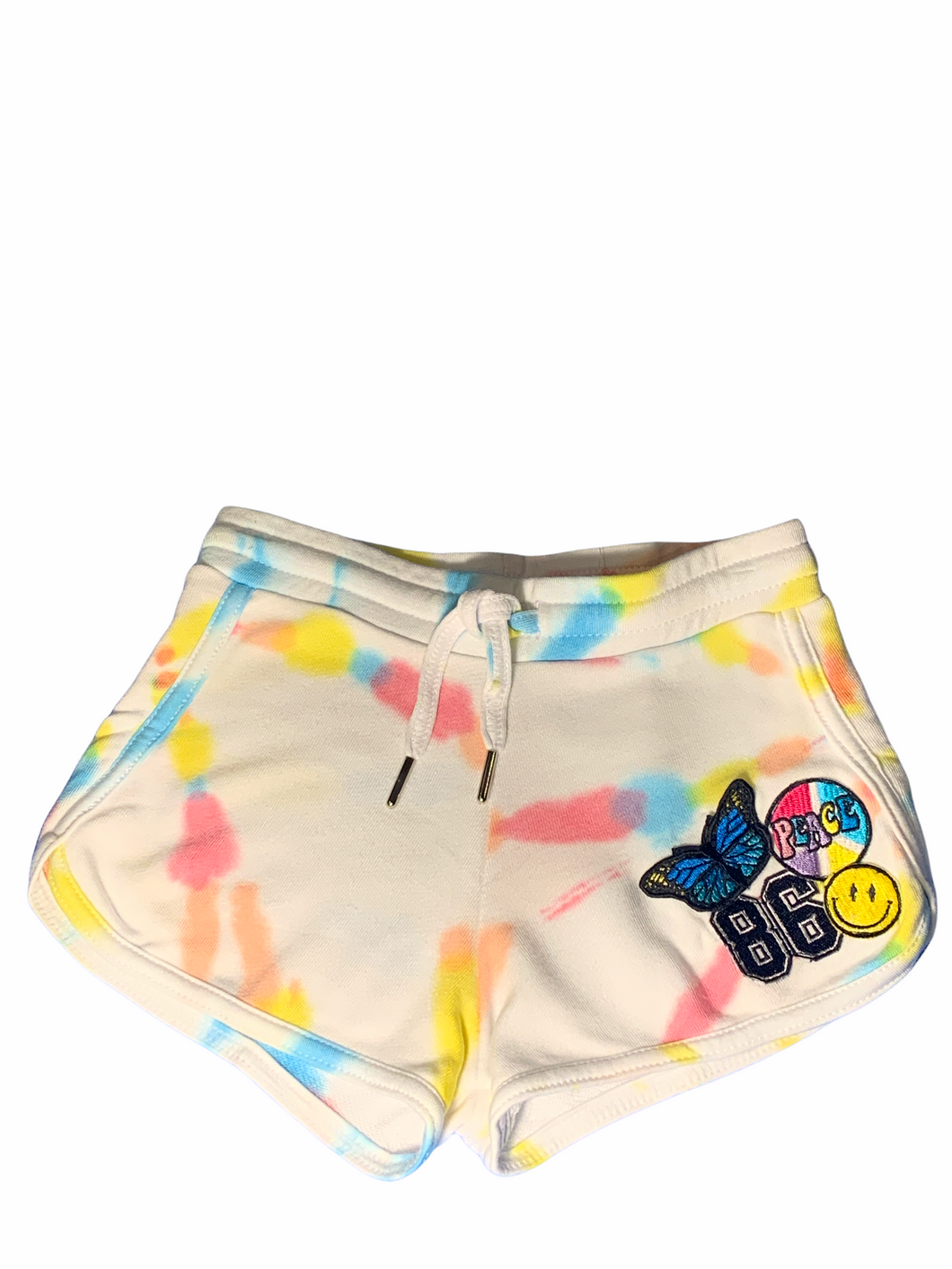 PEACE 86 TIE DYE TRACK SHORT