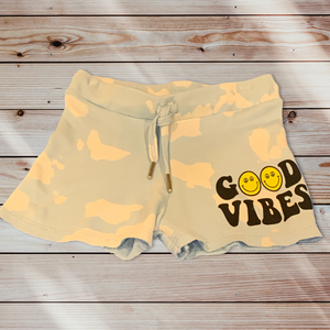 POWDER BLUE GOOD VIBES SHORTS