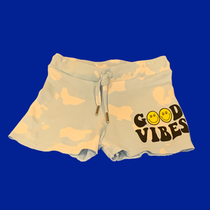 POWDER BLUE GOOD VIBES SHORTS