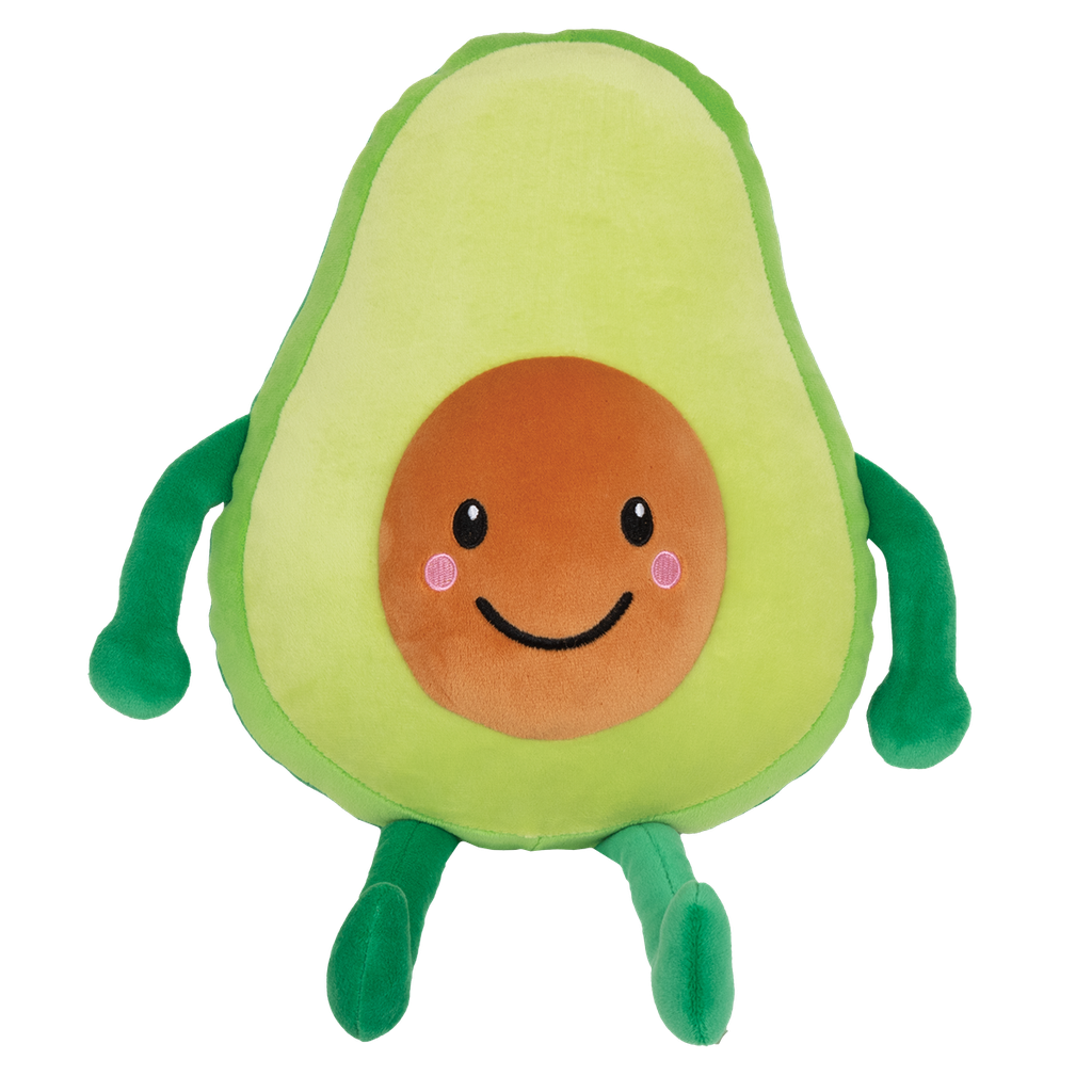 SMILING AVOCADO FLEECE PILLOW