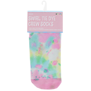 CREW SWIRL TYE DIE SOCKS