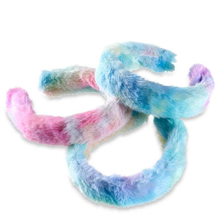 TIE DYE FURRY HEADBAND