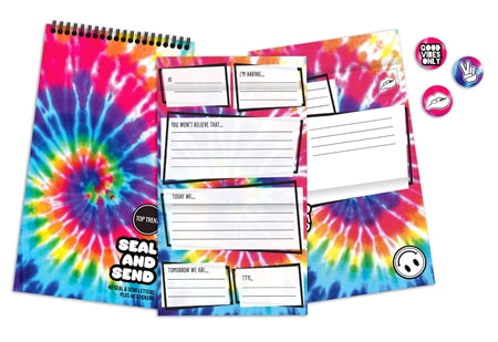 TIE DYE SEAL & SEND CAMP STATIONERY