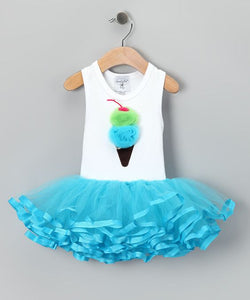 Tutu Dress with Ice Cream Cone