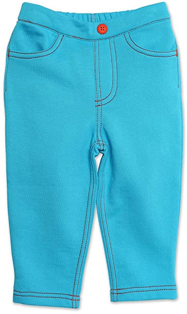 Terry Cotton Matchstick Teal/Blue Jean